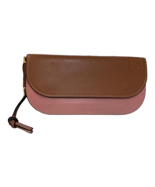 LOEWE（ロエベ）LOEWE (ロエベ) ゲートコンチネンタルウォレット ブラウンの古着・服飾アイテム