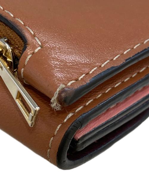 LOEWE（ロエベ）LOEWE (ロエベ) ゲートコンチネンタルウォレット ブラウンの古着・服飾アイテム