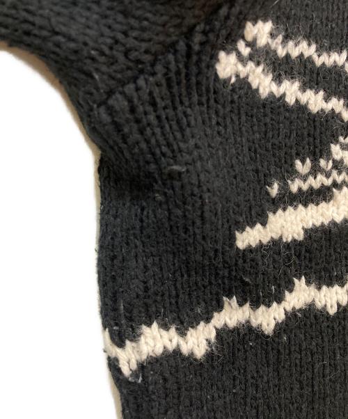 POLO RALPH LAUREN（ポロ・ラルフローレン）POLO RALPH LAUREN (ポロ・ラルフローレン) カシミヤ混ノルディックニット ブラック サイズ:Mの古着・服飾アイテム