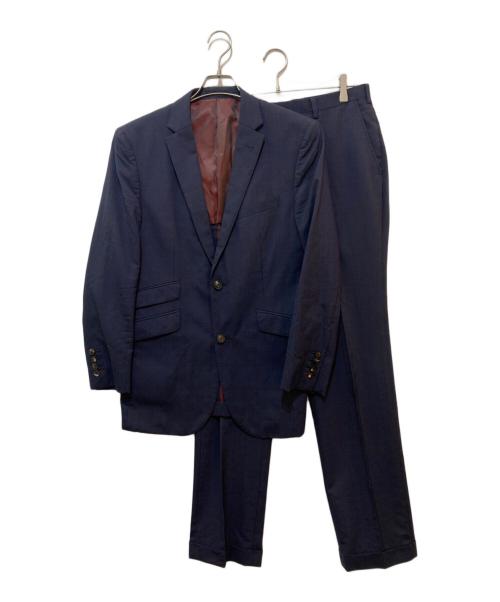 BLACK LABEL CRESTBRIDGE（ブラックレーベル クレストブリッジ）BLACK LABEL CRESTBRIDGE (ブラックレーベル クレストブリッジ) セットアップスーツ ネイビー サイズ:38Lの古着・服飾アイテム