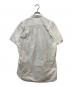 COMME des GARCONS SHIRT (コムデギャルソンシャツ) フラワー切替型抜きS/Sシャツ　S24035 ブラック×ホワイト サイズ:Ｍ：11000円