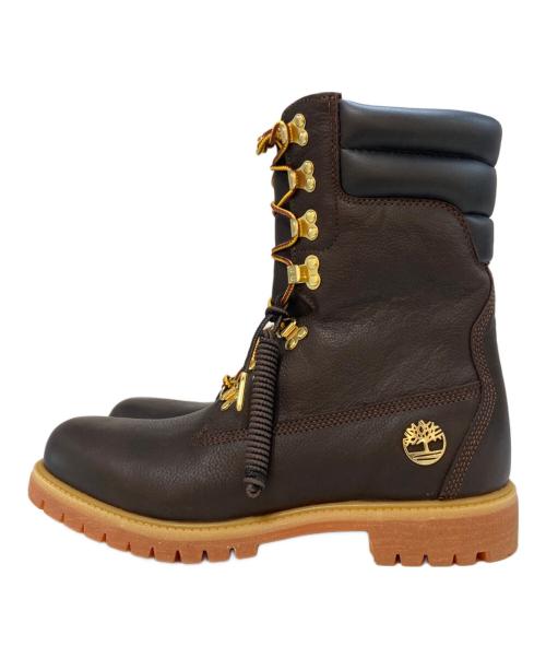 Timberland（ティンバーランド）Timberland (ティンバーランド) TALL LACE WATERPROOF BOOT ブラウン サイズ:28の古着・服飾アイテム