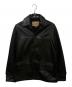 Schott（ショット）の古着「別注 レザーカーコート」｜ブラック