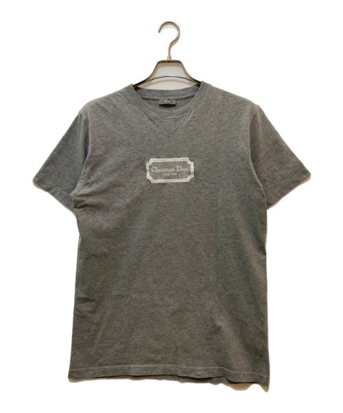Dior（ディオール）DIOR (ディオール) シグネチャーロゴクルーネックTシャツ グレー サイズ:Sの古着・服飾アイテム
