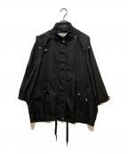 WOOLRICHウールリッチ）の古着「WS CRINKLE ANORAK　WWOU0465」｜ブラック