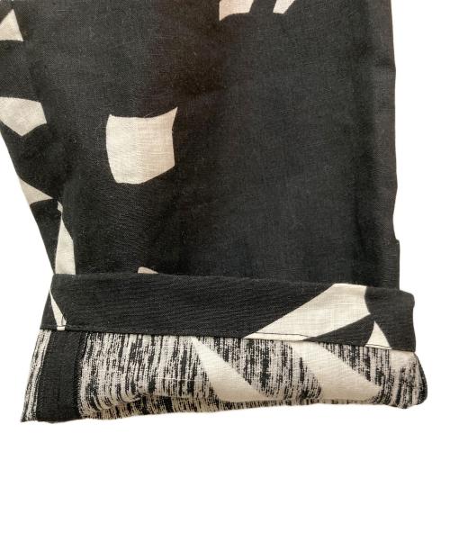 MARNI（マルニ）MARNI (マルニ) リネンコットンシルク総柄パンツ　PAMA014A2HTL288 ブラック サイズ:42の古着・服飾アイテム