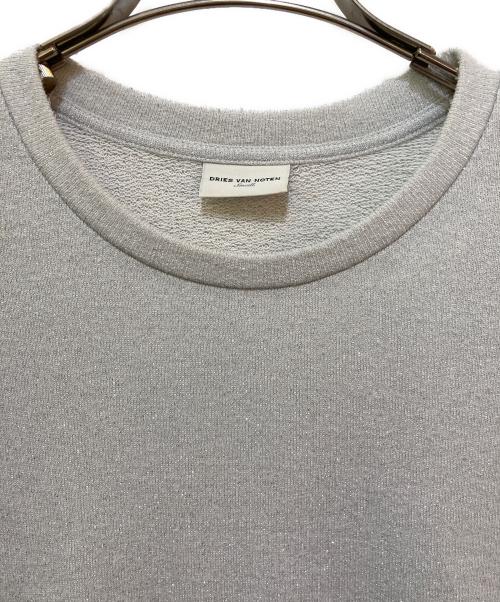 DRIES VAN NOTEN（ドリスヴァンノッテン）DRIES VAN NOTEN (ドリスヴァンノッテン) ショートスリーブラメスウェット　THDP-YM-1024 グレー サイズ:Sの古着・服飾アイテム