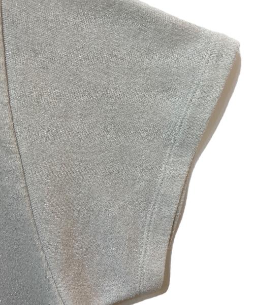 DRIES VAN NOTEN（ドリスヴァンノッテン）DRIES VAN NOTEN (ドリスヴァンノッテン) ショートスリーブラメスウェット　THDP-YM-1024 グレー サイズ:Sの古着・服飾アイテム