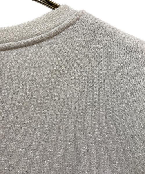 DRIES VAN NOTEN（ドリスヴァンノッテン）DRIES VAN NOTEN (ドリスヴァンノッテン) ショートスリーブラメスウェット　THDP-YM-1024 グレー サイズ:Sの古着・服飾アイテム