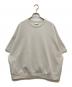 DRIES VAN NOTEN（ドリスヴァンノッテン）の古着「ショートスリーブラメスウェット　THDP-YM-1024」｜グレー