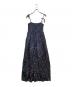 ne quittez pas（ヌキテパ）の古着「総柄キャミソールワンピース」｜ネイビー