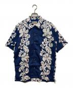 patalohaパタロハ）の古着「アロハシャツ　52541」｜ネイビー