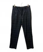 WACKO MARIAワコマリア）の古着「REDAチェックスラックス」｜ブラック