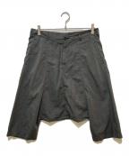 BLACK COMME des GARCONSブラックコムデギャルソン）の古着「サルエルハーフパンツ　11-P024」｜グレー