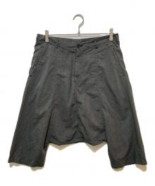 BLACK COMME des GARCONS（ブラックコムデギャルソン）の古着「サルエルハーフパンツ　11-P024」｜グレー
