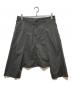 BLACK COMME des GARCONS（ブラックコムデギャルソン）の古着「サルエルハーフパンツ　11-P024」｜グレー