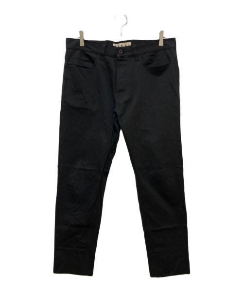 MARNI（マルニ）MARNI (マルニ) バックポケットバイカラーパンツ M05LA0011 ブラック サイズ:34の古着・服飾アイテム