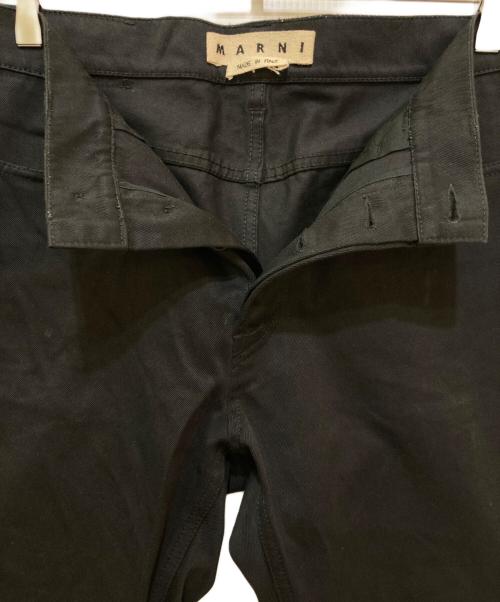 MARNI（マルニ）MARNI (マルニ) バックポケットバイカラーパンツ M05LA0011 ブラック サイズ:34の古着・服飾アイテム