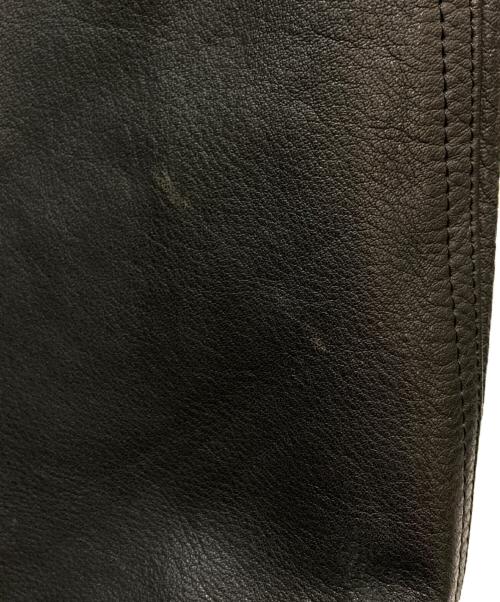 nonnative（ノンネイティブ）nonnative (ノンネイティブ) STRANGER EASY PANTS WIDE FIT COW LEATHER ブラック サイズ:2の古着・服飾アイテム