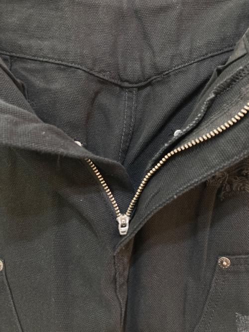 ROCK STEADY（ロックステディー）ROCK STEADY (ロックステディー) ダブルニーダメージ加工パンツ ブラック サイズ:M 未使用品の古着・服飾アイテム