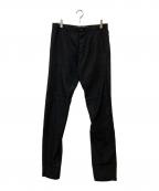 JULIUSユリウス）の古着「PERMANENT カットオフパンツ」｜ブラック