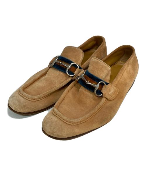 GUCCI（グッチ）GUCCI (グッチ) ローファー　16716 ブラウン サイズ:41の古着・服飾アイテム