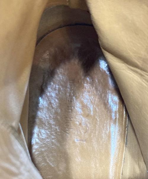 GUCCI（グッチ）GUCCI (グッチ) サイドジップ タンカーブーツ　245974 ブラウン サイズ:8の古着・服飾アイテム