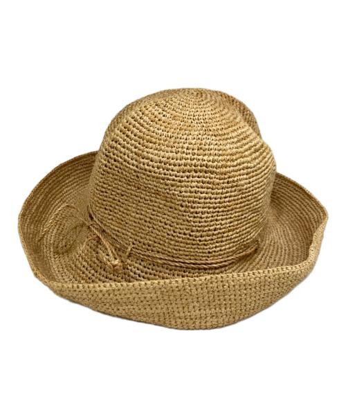 HELEN KAMINSKI（ヘレンカミンスキー）HELEN KAMINSKI (ヘレンカミンスキー) ラフィアハット ベージュの古着・服飾アイテム