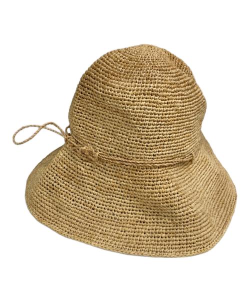 HELEN KAMINSKI（ヘレンカミンスキー）HELEN KAMINSKI (ヘレンカミンスキー) ラフィアハット ベージュの古着・服飾アイテム