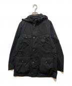 MACKINTOSH LONDONマッキントッシュ ロンドン）の古着「シンセティックストレッチツイルブルゾン」｜ネイビー