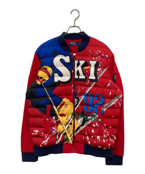 POLO RALPH LAUREN（ポロ・ラルフローレン）POLO RALPH LAUREN (ポロ・ラルフローレン) 復刻 SKI 1992 ダウンジャケット レッド サイズ:Lの古着・服飾アイテム