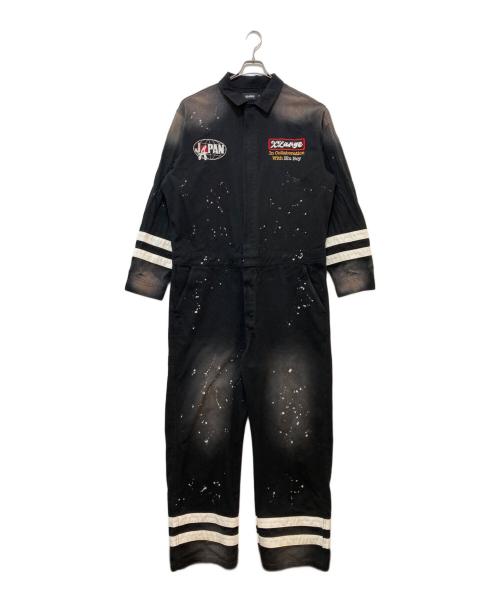 X-LARGE（エクストララージ）X-LARGE (エクストララージ) Blu Boy JUMPSUIT　101251031015 ブラック サイズ:Lの古着・服飾アイテム