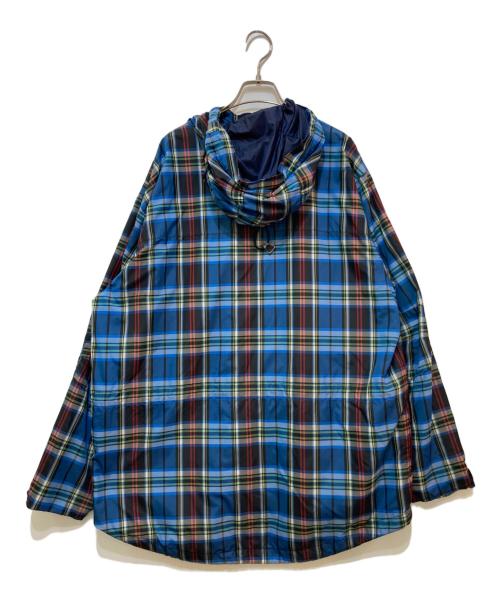 POLO SPORT（ポロスポーツ）POLO SPORT (ポロスポーツ) チェックナイロンジャケット ブルー サイズ:100(韓国規格)の古着・服飾アイテム