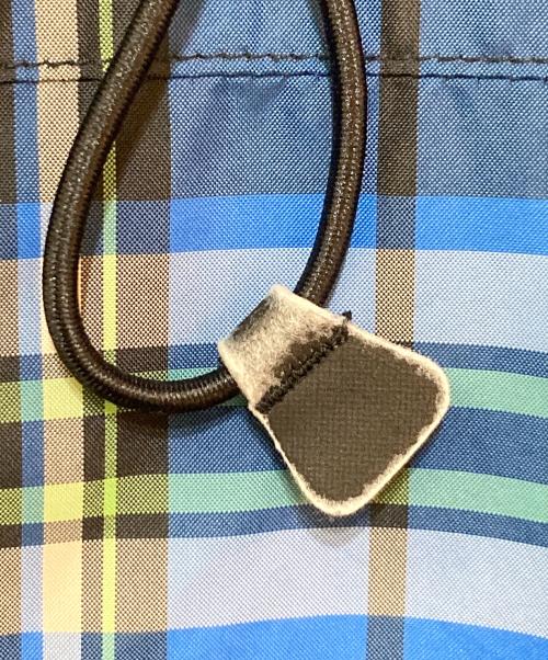 POLO SPORT（ポロスポーツ）POLO SPORT (ポロスポーツ) チェックナイロンジャケット ブルー サイズ:100(韓国規格)の古着・服飾アイテム