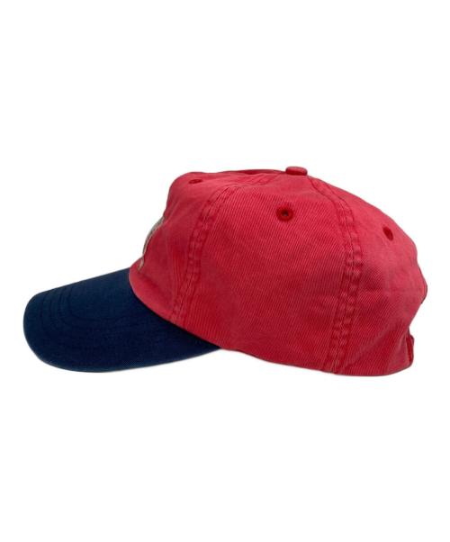 POLO SPORT（ポロスポーツ）POLO SPORT (ポロスポーツ) ビニールロゴキャップ ネイビー×レッドの古着・服飾アイテム