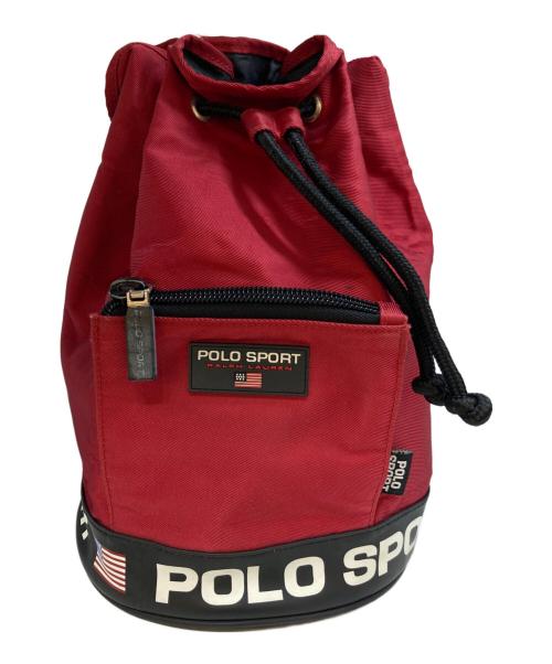 POLO SPORT（ポロスポーツ）POLO SPORT (ポロスポーツ) 90's ドラムバッグ レッドの古着・服飾アイテム
