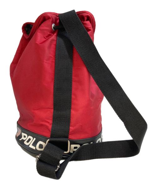 POLO SPORT（ポロスポーツ）POLO SPORT (ポロスポーツ) 90's ドラムバッグ レッドの古着・服飾アイテム