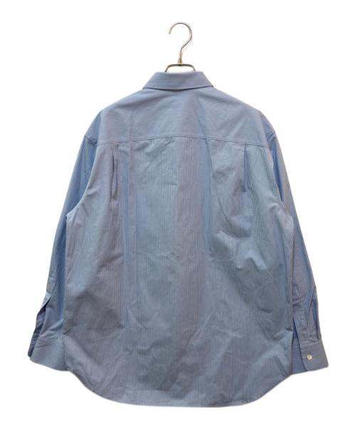 GUCCI（グッチ）GUCCI (グッチ) EMBROIDERED POPLIN SHIRT ブルー サイズ:40/15 3/4の古着・服飾アイテム