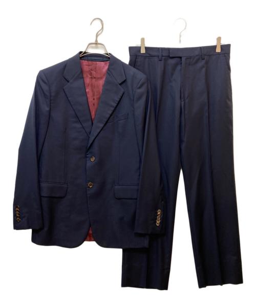 GUCCI（グッチ）GUCCI (グッチ) 2Bセットアップスーツ　604081 Z421E ネイビー サイズ:7-46Rの古着・服飾アイテム