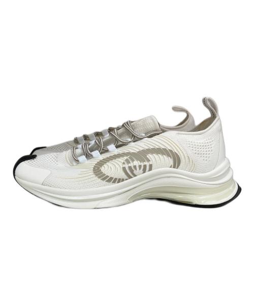 GUCCI（グッチ）GUCCI (グッチ) RUN　680893 ホワイト サイズ:7 1/2の古着・服飾アイテム