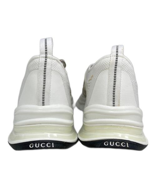 GUCCI（グッチ）GUCCI (グッチ) RUN　680893 ホワイト サイズ:7 1/2の古着・服飾アイテム