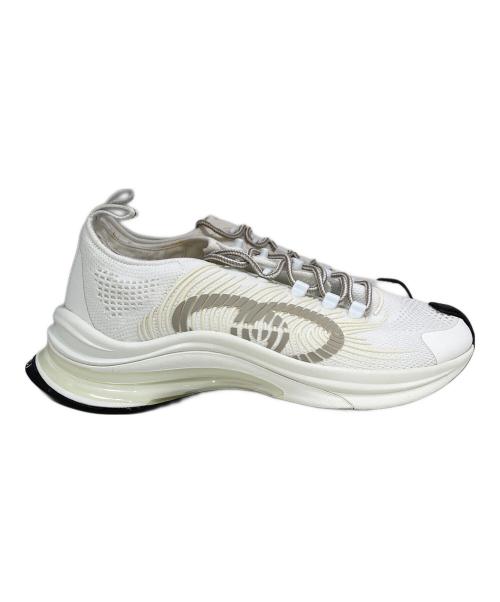 GUCCI（グッチ）GUCCI (グッチ) RUN　680893 ホワイト サイズ:7 1/2の古着・服飾アイテム