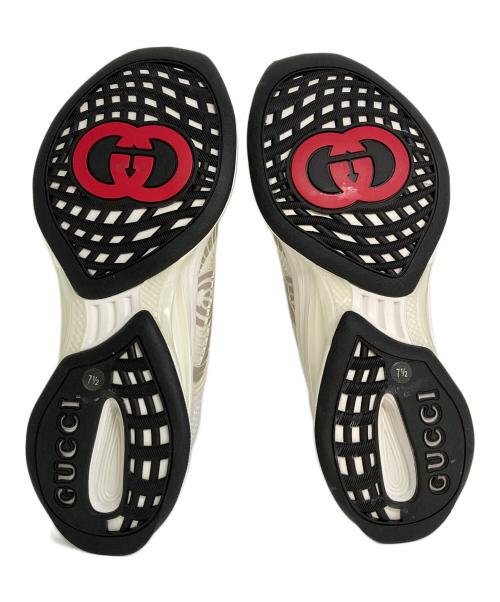 GUCCI（グッチ）GUCCI (グッチ) RUN　680893 ホワイト サイズ:7 1/2の古着・服飾アイテム