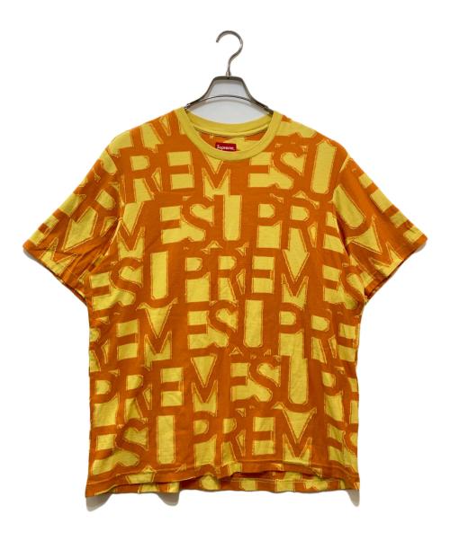SUPREME（シュプリーム）SUPREME (シュプリーム) Spellout S/S Top オレンジ サイズ:Lの古着・服飾アイテム