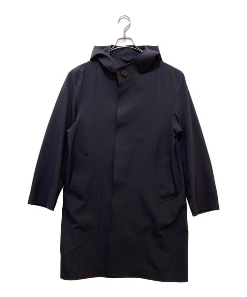MACKINTOSH PHILOSOPHY（マッキントッシュ フィロソフィー）MACKINTOSH PHILOSOPHY (マッキントッシュ フィロソフィー) britec フーデッドコート　H1C61-124-29 ネイビー サイズ:40の古着・服飾アイテム