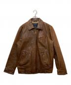 NAUTICAノーティカ）の古着「レザージャケット」｜ブラウン