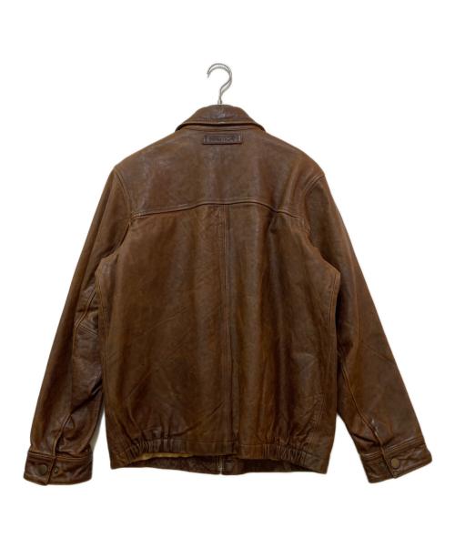 NAUTICA（ノーティカ）NAUTICA (ノーティカ) レザージャケット ブラウン サイズ:Sの古着・服飾アイテム