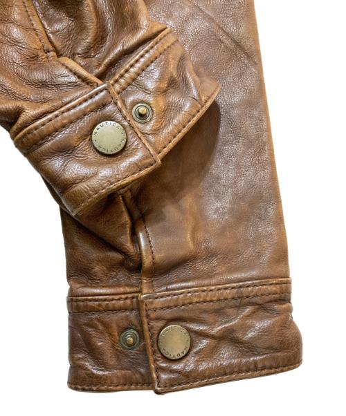 NAUTICA（ノーティカ）NAUTICA (ノーティカ) レザージャケット ブラウン サイズ:Sの古着・服飾アイテム