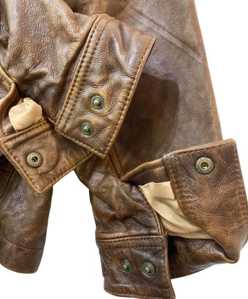 NAUTICA（ノーティカ）NAUTICA (ノーティカ) レザージャケット ブラウン サイズ:Sの古着・服飾アイテム