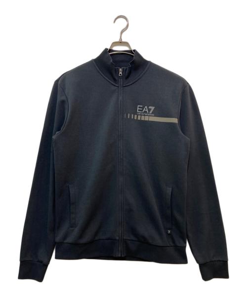 EMPORIO ARMANI（エンポリオ アルマーニ）EMPORIO ARMANI (エンポリオアルマーニ) スウェットジャケット ネイビー サイズ:Lの古着・服飾アイテム